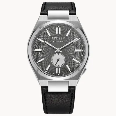 TSUYOSA Small Second Gray Dial Leather Strap NK5010-01H TSUYOSA Small Second Gray Dial Leather Strap NK5010-01H